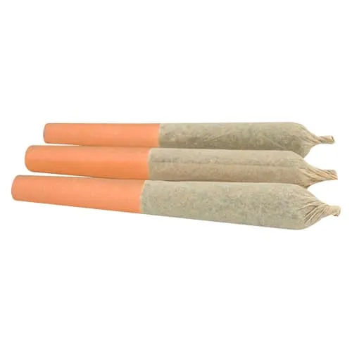 Product image of Peach Punch Haze 3 x 0.5 g Infused Pre-Rolls - PALMETTO