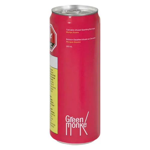 Product image of Mango Guava Sparkling Soda - Green Monke - THC & CBD Drinks