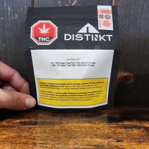 Product image of Live Rosin Jam 1g - DISTINKT