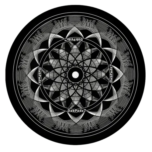 Product image of 5Inch Black Lotus Dab Mat