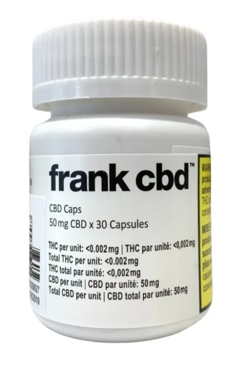 Product image of CBD Caps 50 - frank cbd - Capsules