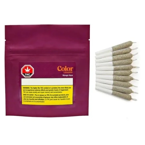 Product image of Mango Haze Pre Rolls 10 x 0.35g - COLOR CANNABIS