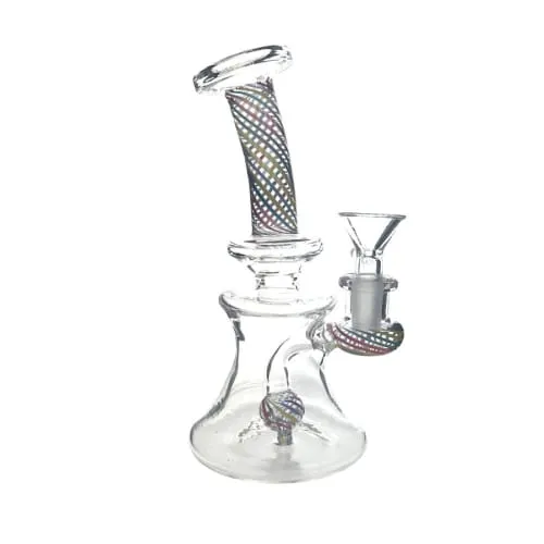 Product image of 8.5" Dab Rig with Rasta Fishnet Neck