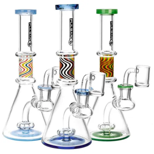 Product image of 8" Hint of Wig Wag Dab Rig by Pulsar