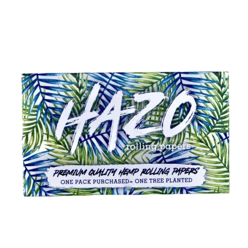 Product image of 1 1/4" Unbleached 100% Hemp Rolling Papers with Tips by Hazo