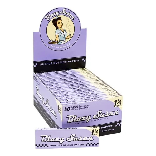 Product image of 1 1/4 Purple Rolling Papers Blazy Susan