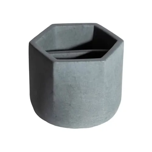 Product image of Malua Concrete Storage Jar with Walnut Lid by BRNT