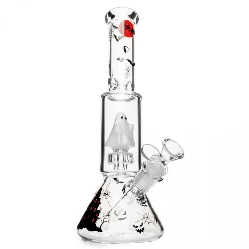 Product image of 12" Ghost Dual Chamber Beaker Base Water Pipe