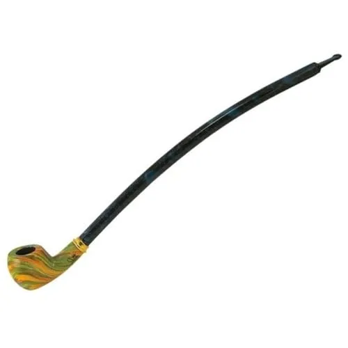Product image of 15" Curved Brandy Pipe with Rainbow Bowl by Shire Pipe