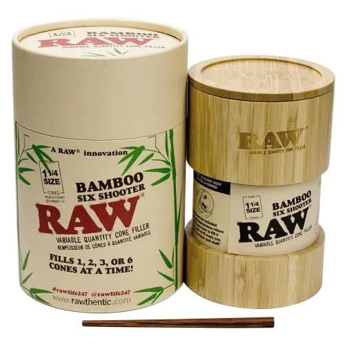 Product image of Bamboo Six Shooter Cone Roller by RAW