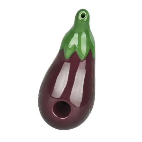 Product image of Art of Smoke Eggplant Pipe w/Pattern Bag
