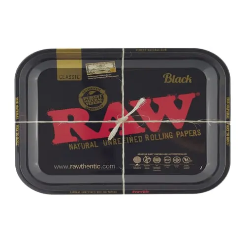 Product image of RAW - Black Metal Rolling Tray