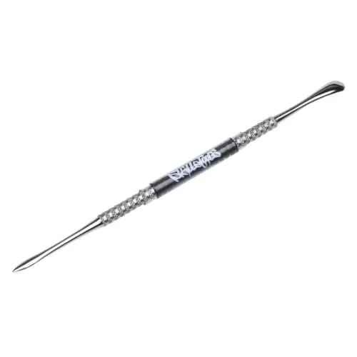 Product image of Double Sided Stainless Steel Slight Bowl Pointed Tip & Flat Style Mini Spoon
