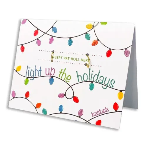 Product image of KushKards Pre-Roll Card - Light Up the Holidays