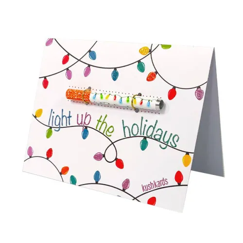 Product image of KushKards One Hitter Card - Light Up The Holidays