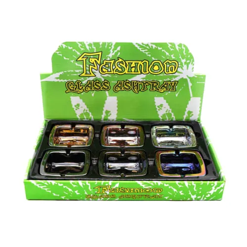 Product image of Glass Square Ashtray - Fashion Edition by Infyniti