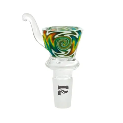 Product image of 14mm Colourful Worked Glass Bowl by Pulsar