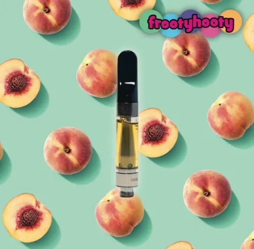 Product image of frootyhooty - Vape - Poppin Peach Live Rosin 