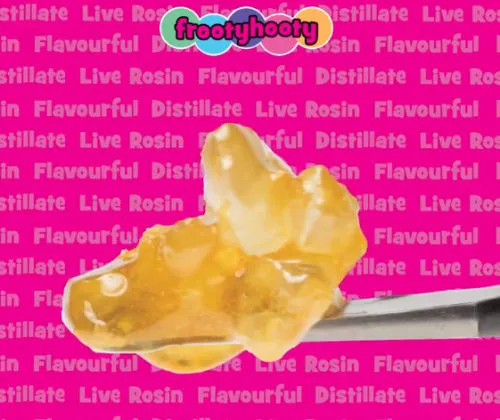 Product image of Poppin Peach Diamonds & Live Rosin Sauce - frootyhooty - Diamonds / Sauce