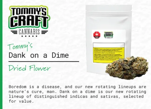 Product image of Dank on a Dime Indica - Tommy's Craft - Joints