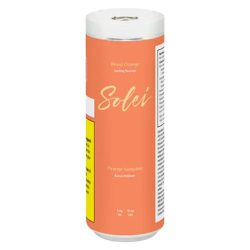 Product image of Blood Orange Sparkling - Solei - THC Drinks
