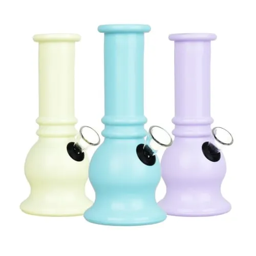 Product image of Bell Opaque Glass Mini Water Pipe - 5.75"
