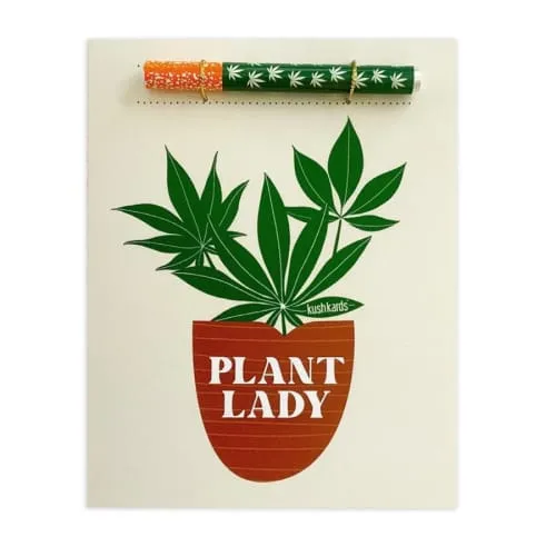 Product image of KushKards One Hitter Card - Plant Lady