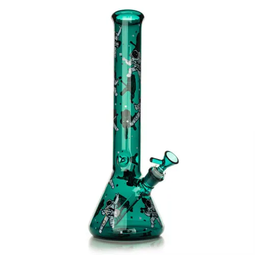 Product image of 15" Astro Rocker Beaker Base Water Pipe - Red Eye Glass