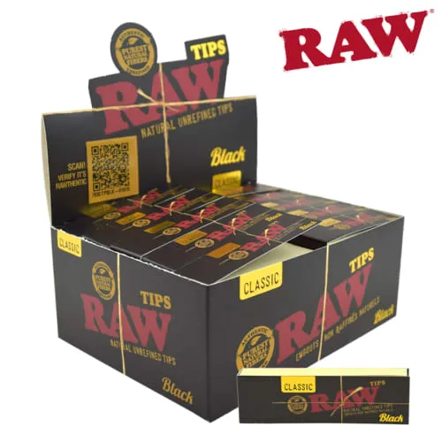 Product image of Raw Rolling Filters Black Tips