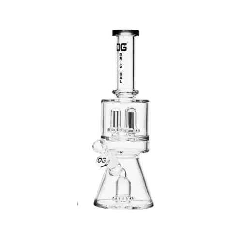 Product image of Glass Bong OG Fixed Showerhead Forest Triple Perk 12"