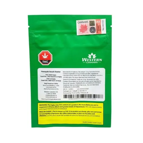 Product image of Matanuska Thunder F*#K - Western Cannabis - Shatter