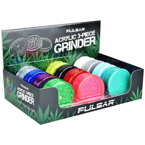 Product image of Pulsar Acrylic Grinder 3pc 2.25"