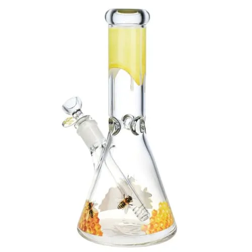 Product image of 10.5" Sweet Nectar Full Wrapped Beaker w/ Ice Pinch