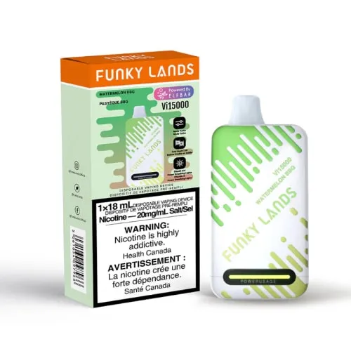 Product image of Funky Lands Vi15000 - Disposable Nicotine Vape - Watermelon BBG