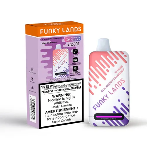 Product image of Funky Lands Vi15000 - Disposable Nicotine Vape - Blackberry Cranberry