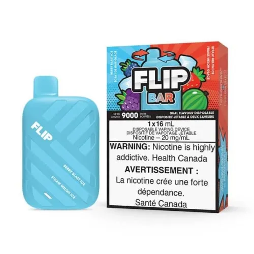 Product image of Flip Bar - Disposable Nicotine Vape - Berry Blast Ice and Straw Melon Ice