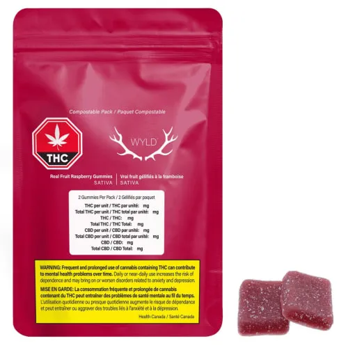 Product image of Wyld - Real Fruit Raspberry - Gummies