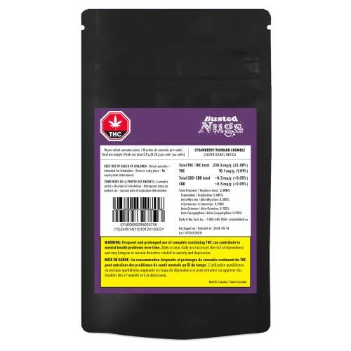 Product image of Strawberry Rhubard-Crumble - Busted Nugs - Joints