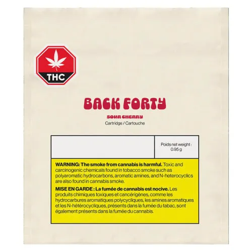 Product image of Sour Cherry Blast - Back Forty - 510 Cartridge