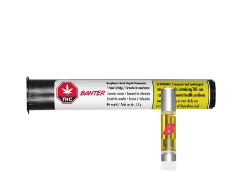 Product image of Raspberry Rush Liquid Diamonds - Banter - 510 Cartridges