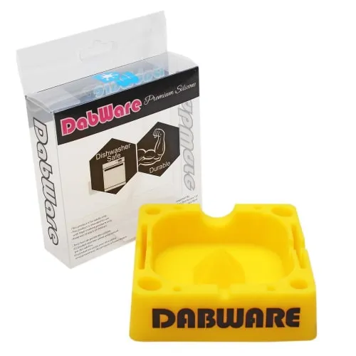 Product image of Dabware Platinum - 5" Square Silicone Ashtray