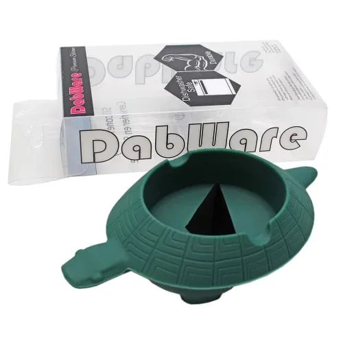 Product image of Dabware Platinum - 5" Turtle Silicone Ashtray
