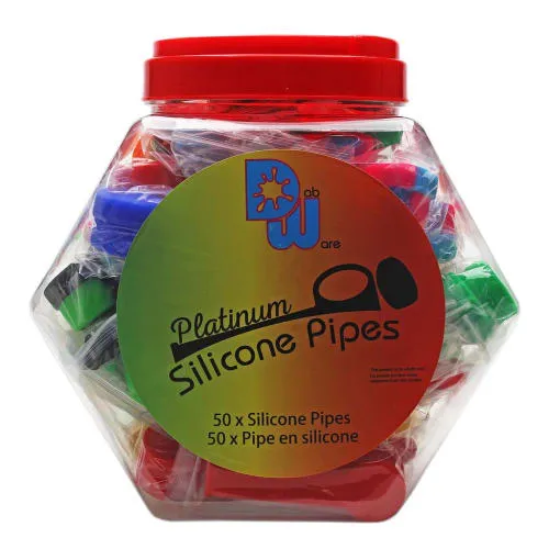 Product image of Dabware Platinum - Short Basic Silicone Pipe