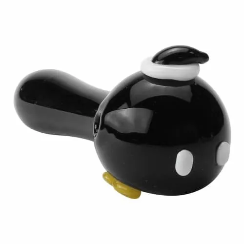 Product image of Empire Glassworks - Black Bomb Spoon Glass Pipe