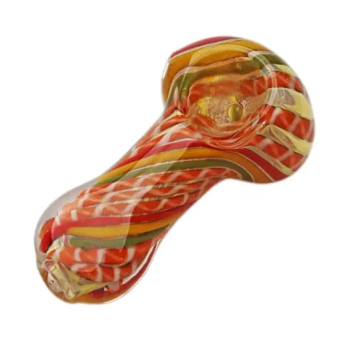 Product image of Genuine Pipe Co. - 2.5" Rasta Glass Pipe