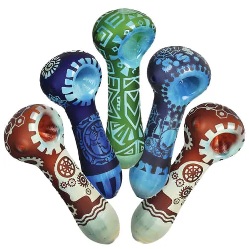 Product image of HnF Generics - 4" Geometric Culture Spoon Pipe