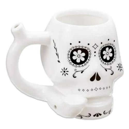Product image of KKC - 15oz Sugar Skull Ceramic Mug