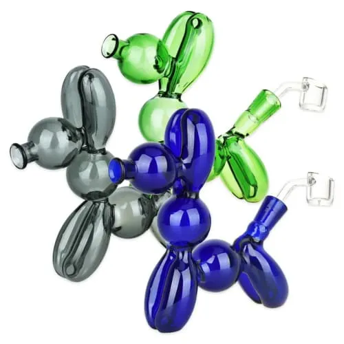 Product image of KKC - 6" Balloon Puppy Concentrate Glass Pipe