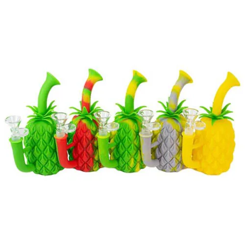 Product image of KKC - 7" Pineapple Silicone Bong