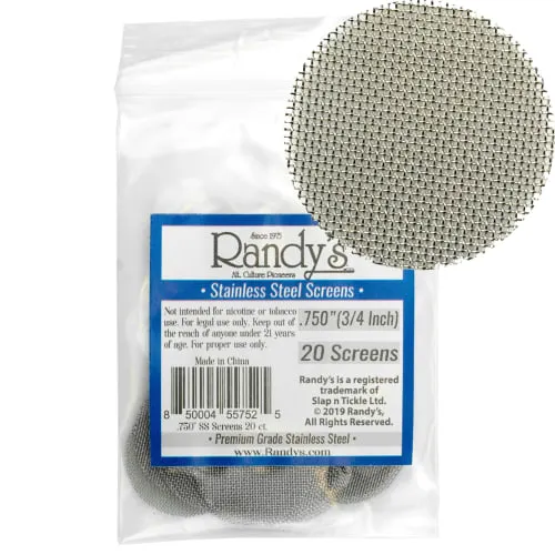 Product image of Randy's - Stainless Steel Screens 20-screen Packs
